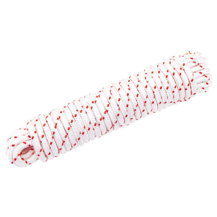 Vidaxl Trekkoord start cordon blanc et rouge Ø6 mm 10 m nylon