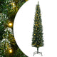 Vidaxx sapin de Noël artificiel étroit avec 300 LED 240 cm