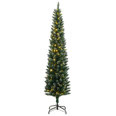 Vidaxx sapin de Noël artificiel étroit avec 300 LED 240 cm