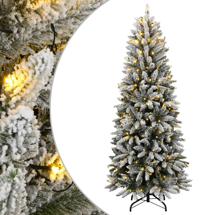Sapin de Noël artificiel Vidaxx avec 300 LED et neige 240 cm