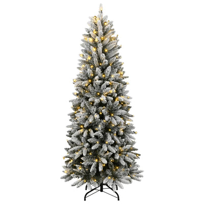 Sapin de Noël artificiel Vidaxx avec 300 LED et neige 240 cm