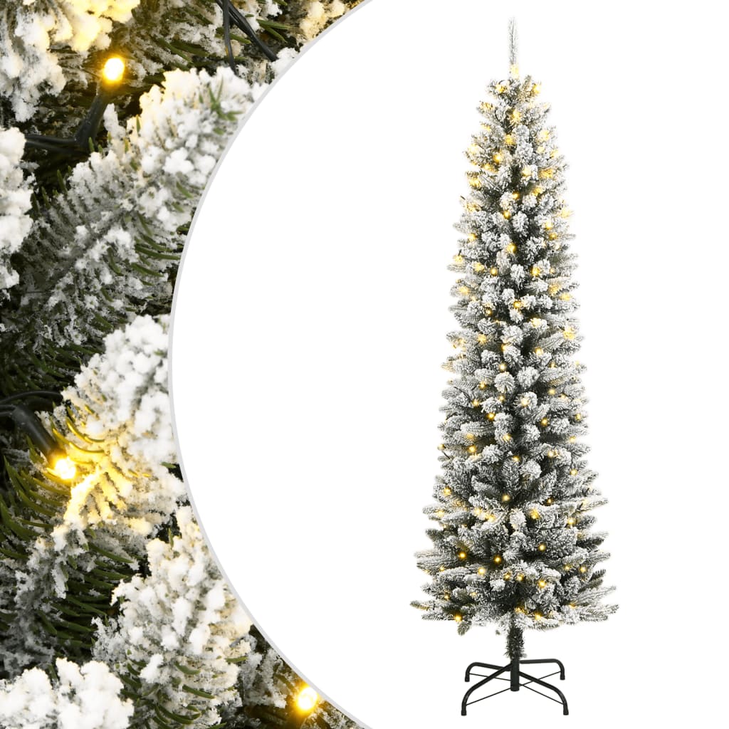 Sapin de Noël artificiel Vidaxx avec 300 LED et neige 240 cm