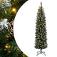 Vidaxx sapin de Noël artificiel étroit avec 300 LED 180 cm