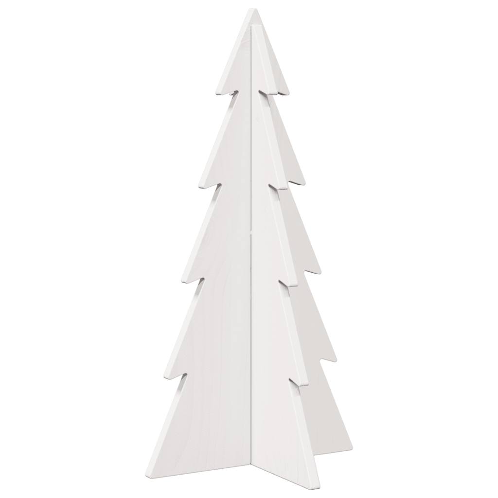 Vidaxl Christmas Decoration Arbre de Noël 59,5 cm Pine solide blanc