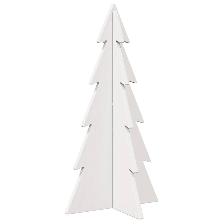 Vidaxl Christmas Decoration Arbre de Noël 59,5 cm Pine solide blanc