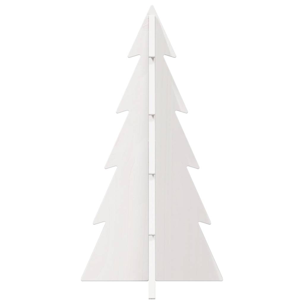 Vidaxl Christmas Decoration Arbre de Noël 59,5 cm Pine solide blanc