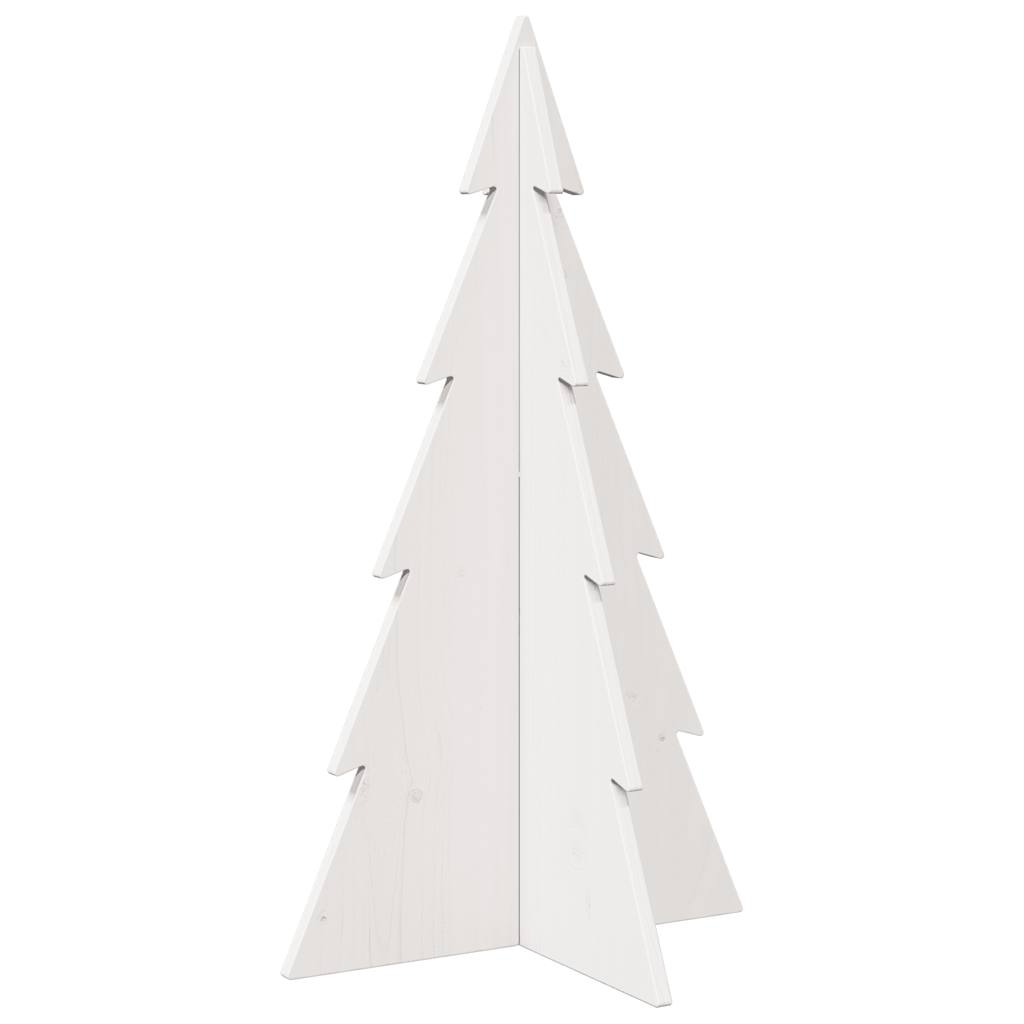 Vidaxl Christmas Decoration arbre de Noël 80 cm Pine solide blanc