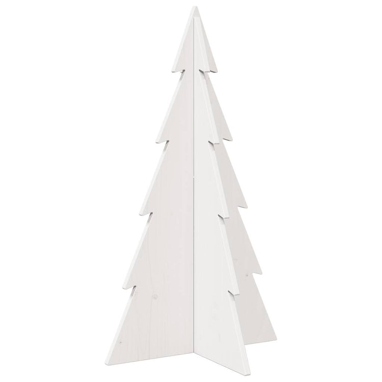 Vidaxl Christmas Decoration arbre de Noël 80 cm Pine solide blanc