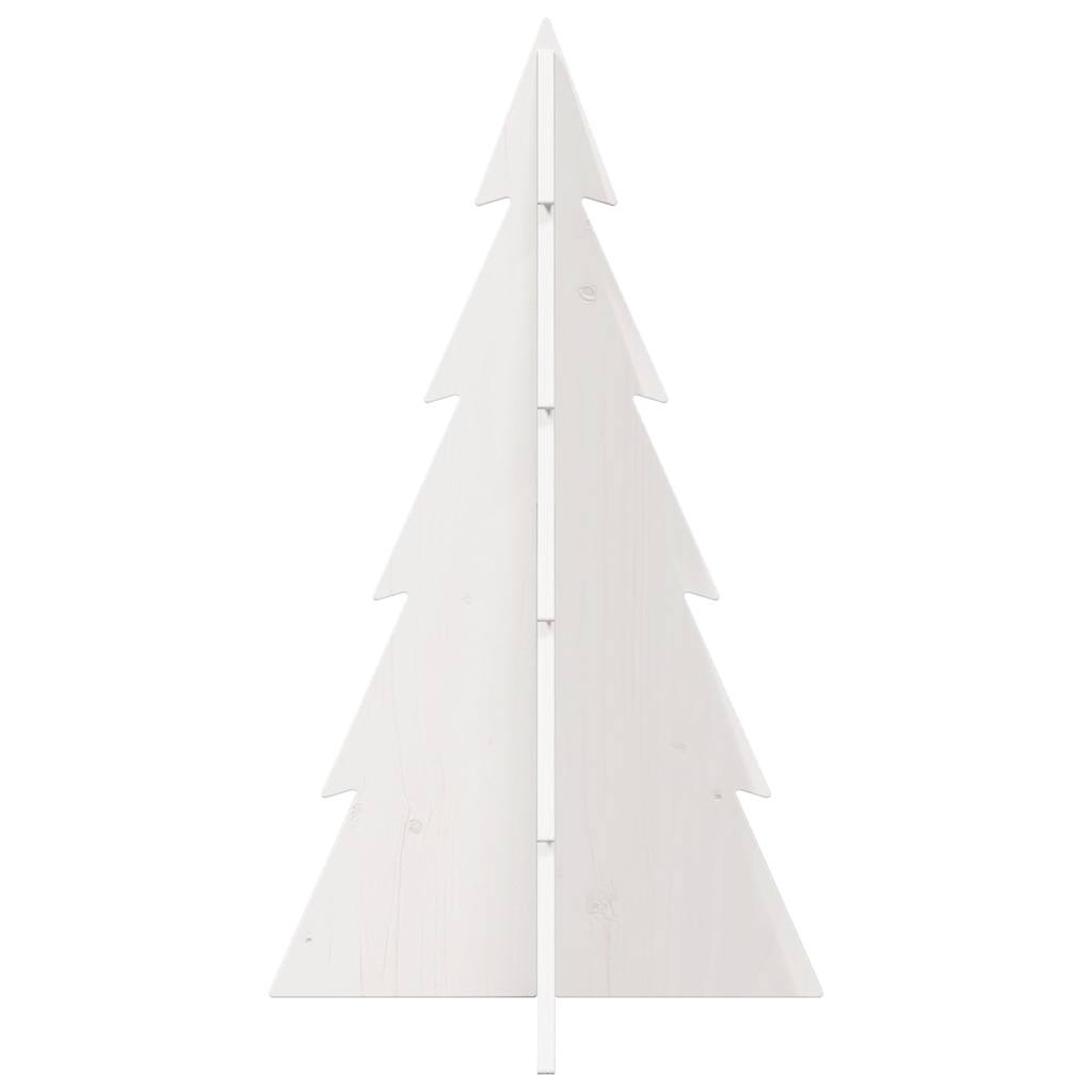 Vidaxl Christmas Decoration arbre de Noël 80 cm Pine solide blanc