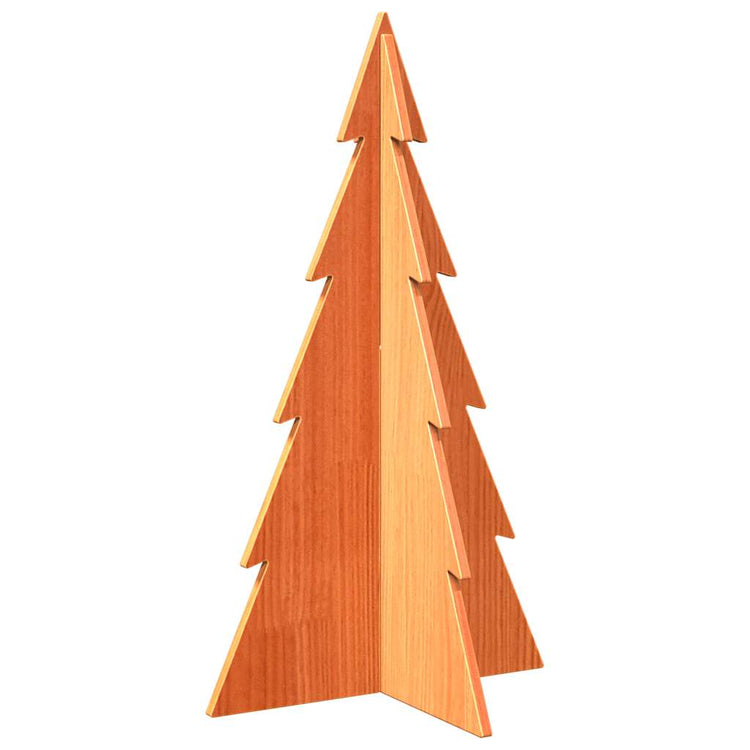 Vidaxl Christmas Decoration arbre de Noël 80 cm Lavage de pin massif brun