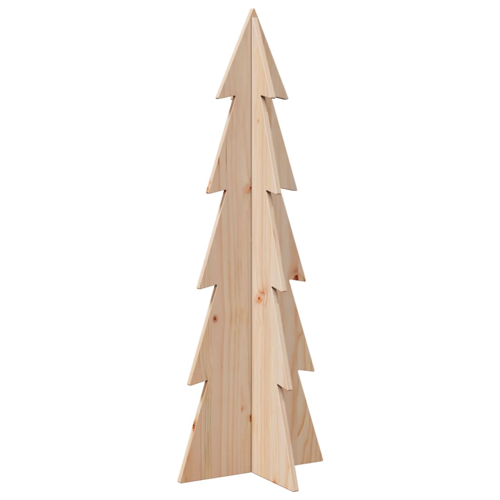 Vidaxl Décoration de Noël arbre de Noël 112 cm Pine solide