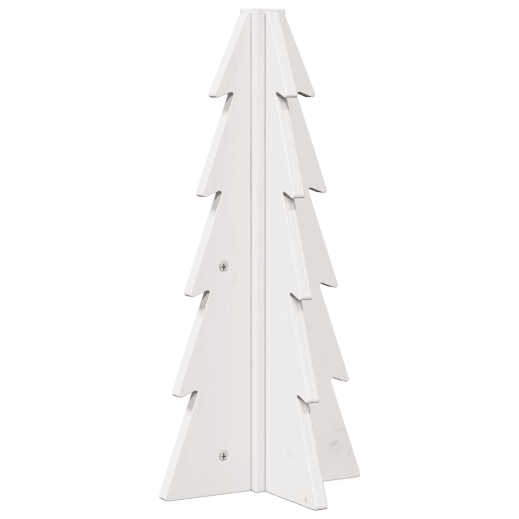 Vidaxl Décoration de Noël arbre de Noël 49 cm Pine solide blanc