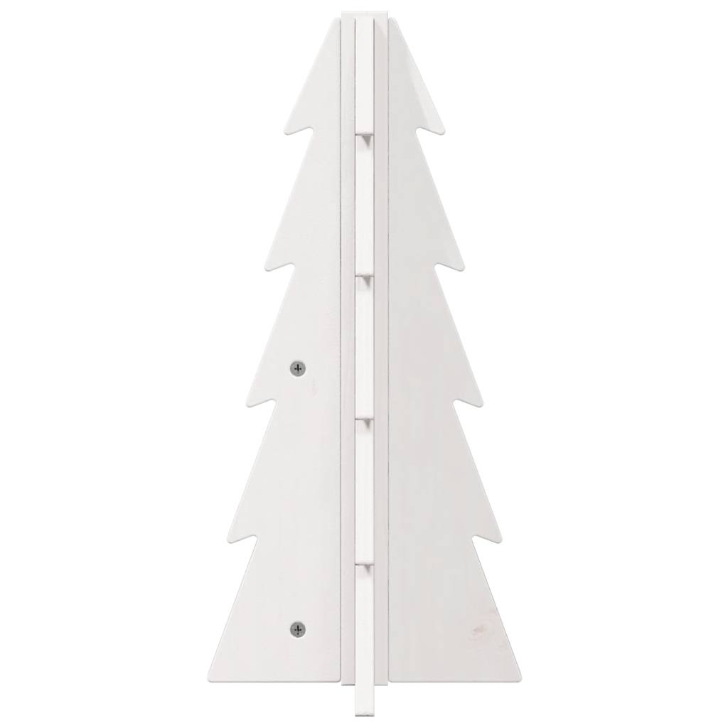 Vidaxl Décoration de Noël arbre de Noël 49 cm Pine solide blanc