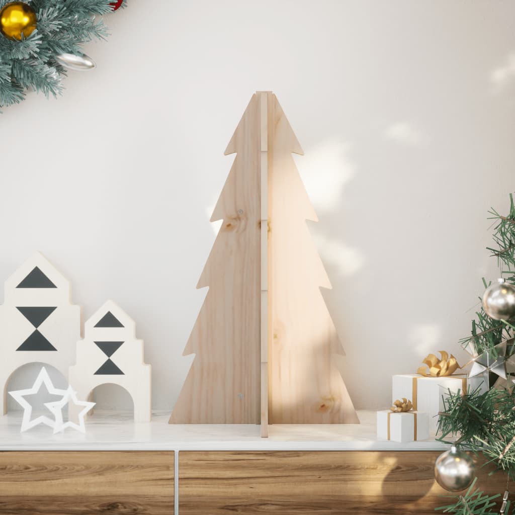 Vidaxl Christmas Decoration Arbre de Noël 69,5 cm Pine solide