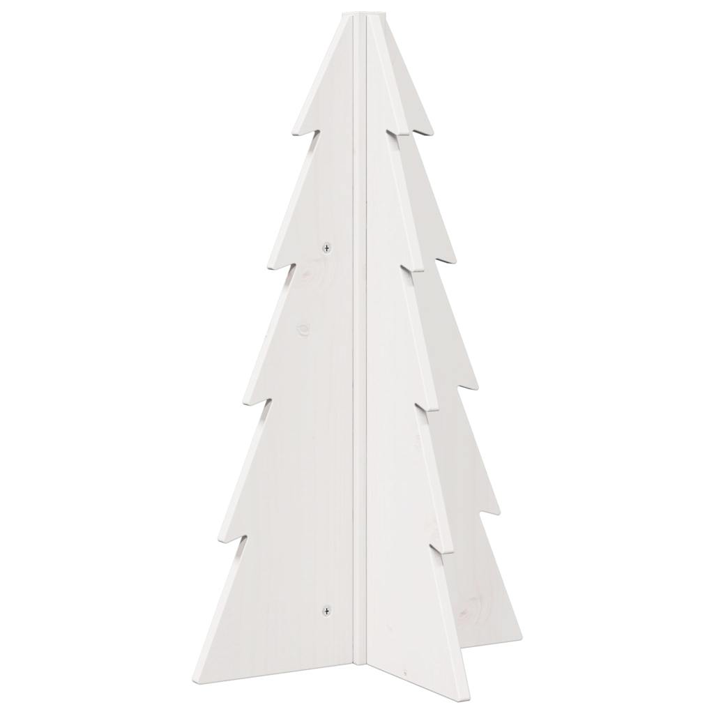 Vidaxl Christmas Decoration Arbre de Noël 69,5 cm Pine solide blanc