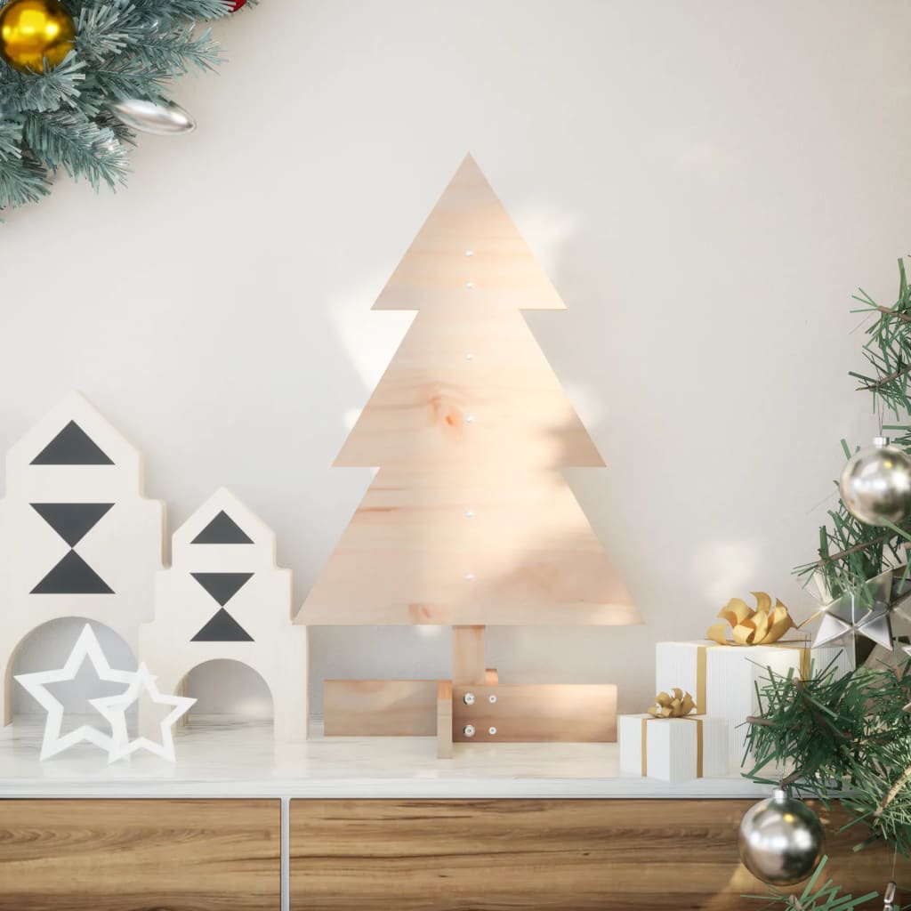 Vidaxl Décoration de Noël arbre de Noël 60 cm Pine solide