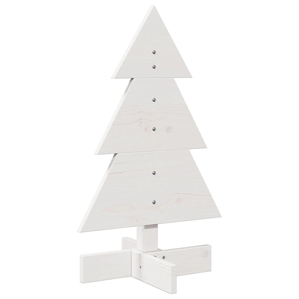 Vidaxl Décoration de Noël arbre de Noël 60 cm Pine solide blanc