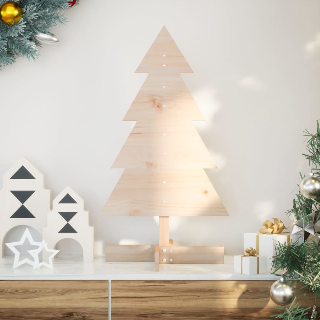 Vidaxl Christmas Decoration arbre de Noël 80 cm Pine solide