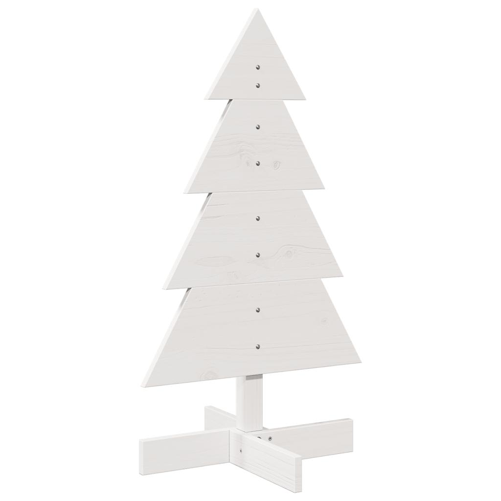 Vidaxl Christmas Decoration arbre de Noël 80 cm Pine solide blanc