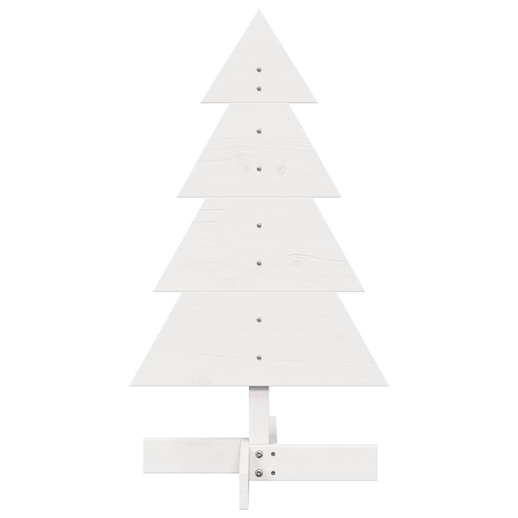 Vidaxl Christmas Decoration arbre de Noël 80 cm Pine solide blanc