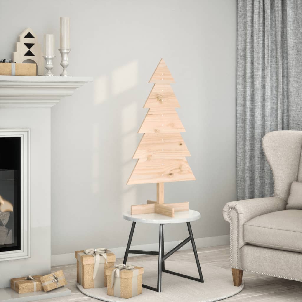 Vidaxl Christmas Decoration Tree de Noël 100 cm Pine solide