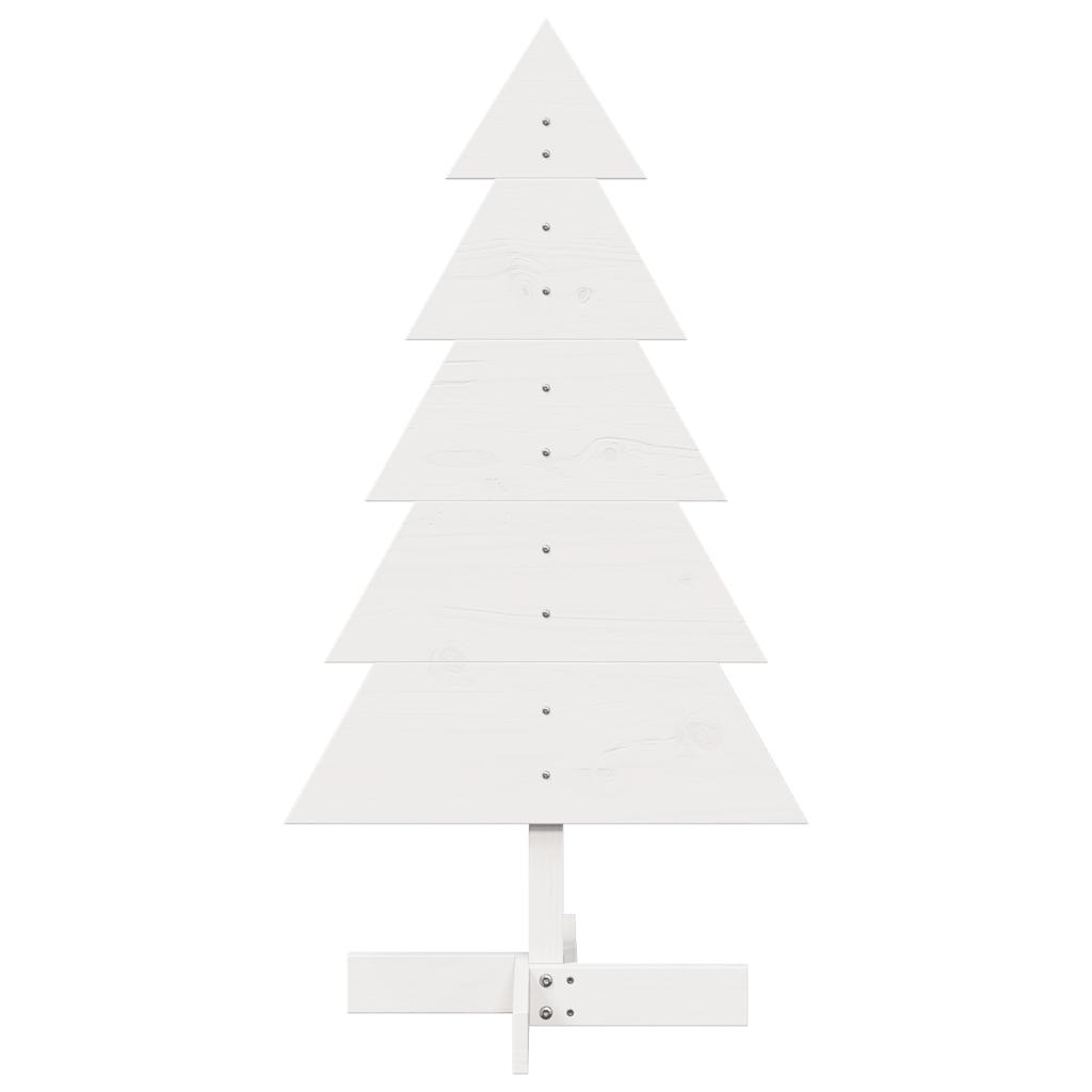 Vidaxl Décoration de Noël arbre de Noël 100 cm Pine solide blanc