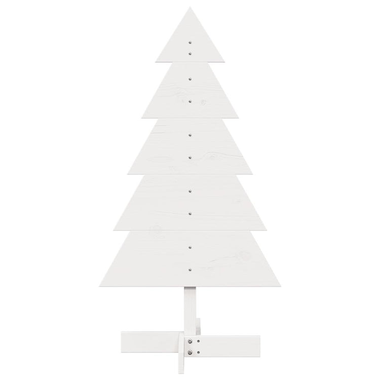 Vidaxl Décoration de Noël arbre de Noël 100 cm Pine solide blanc
