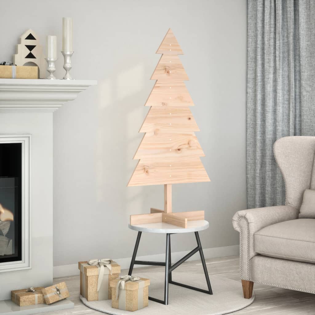 Vidaxl Christmas Decoration Tree de Noël 120 cm Pine solide