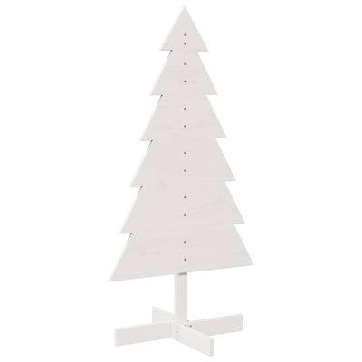 Vidaxl Décoration de Noël arbre de Noël 120 cm Pine solide blanc