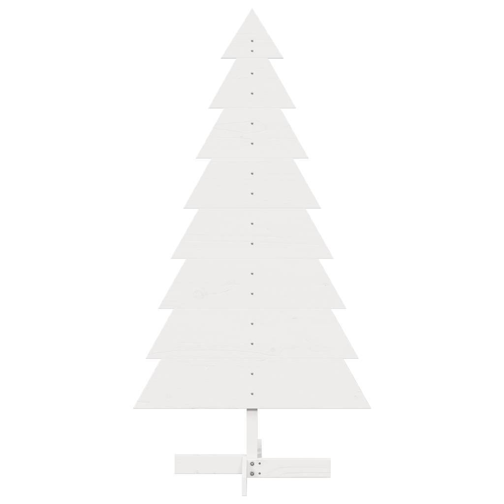 Vidaxl Décoration de Noël arbre de Noël 150 cm Pine solide blanc