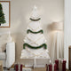 Vidaxl Décoration de Noël arbre de Noël 150 cm Pine solide blanc