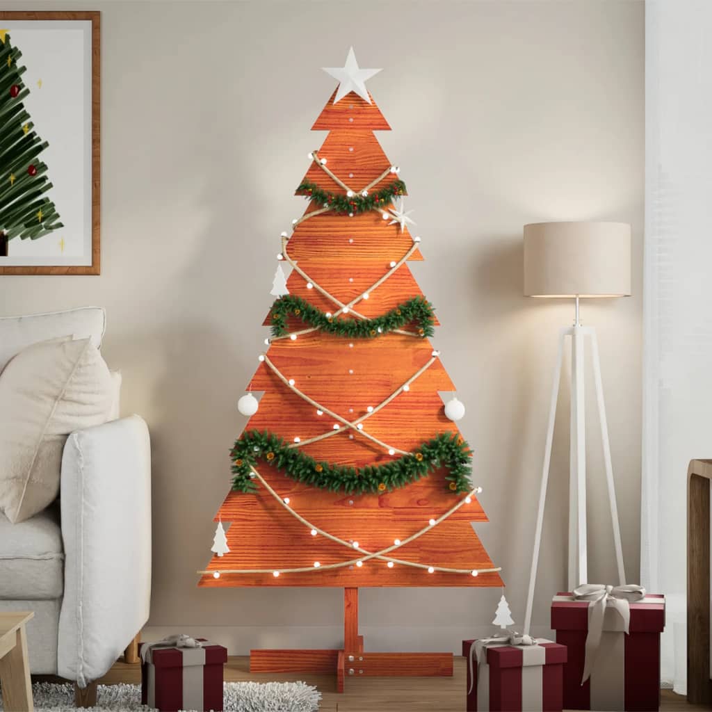 Vidaxl Décoration de Noël arbre de Noël 150 cm Brun