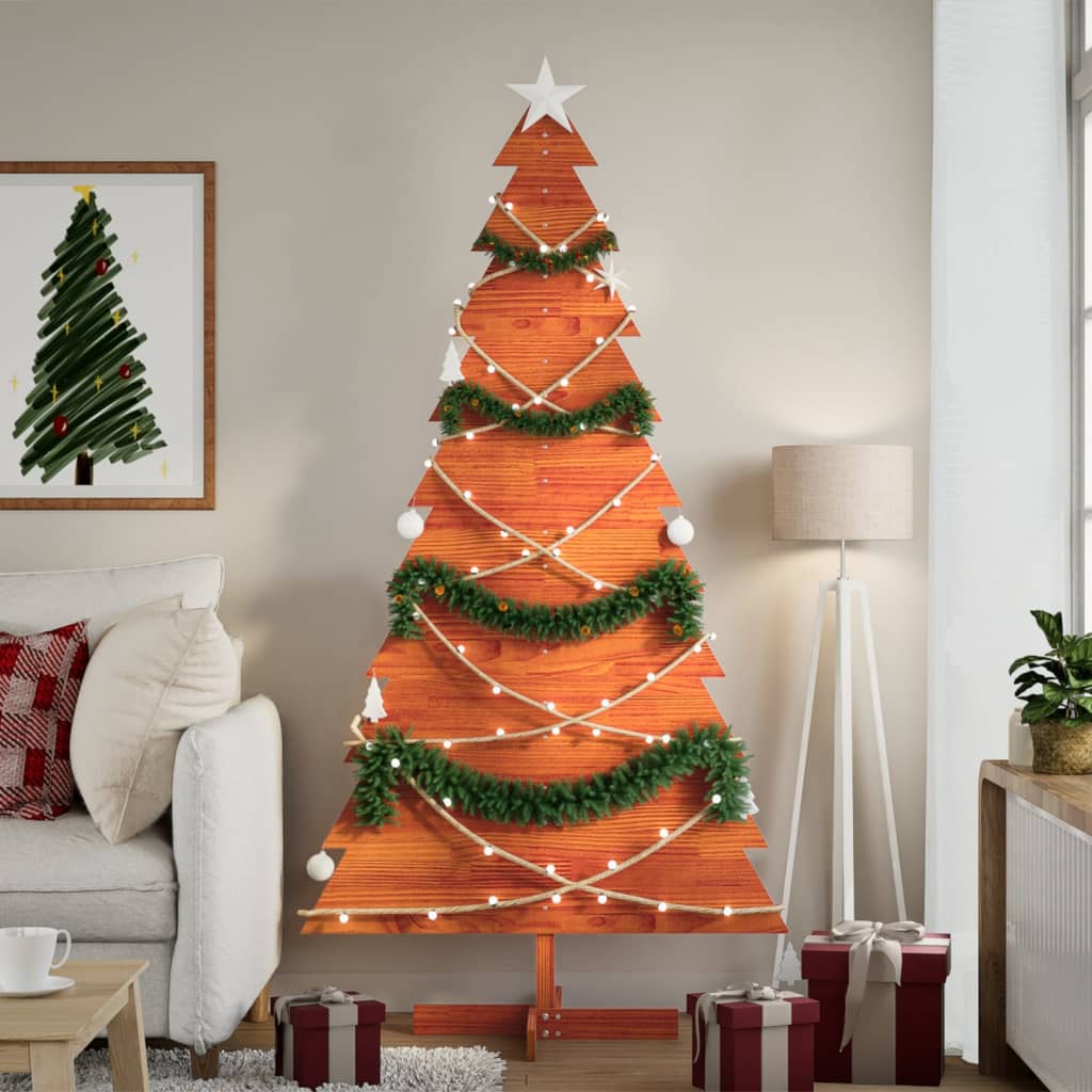 Vidaxl Décoration de Noël arbre de Noël 180 cm Brun