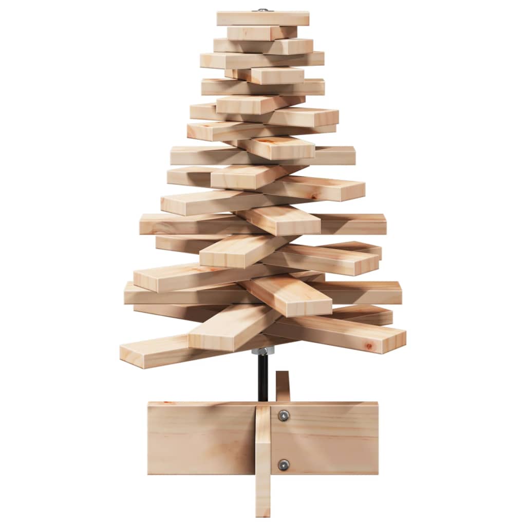 VidaXL décoration de Noël sapin de Noël 60 cm bois de pin massif