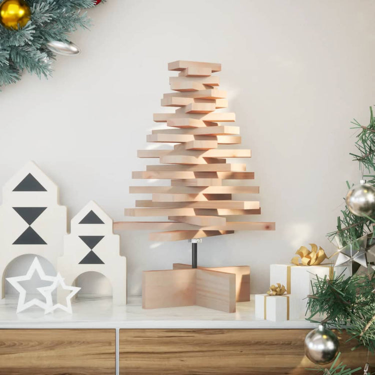 VidaXL décoration de Noël sapin de Noël 60 cm bois de pin massif