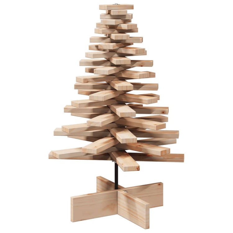 Vidaxx décoration de Noël sapin de Noël 80 cm en bois de pin massif