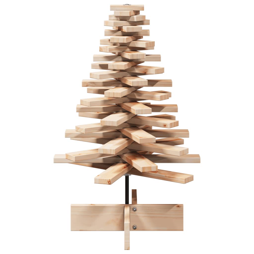 Vidaxx décoration de Noël sapin de Noël 80 cm en bois de pin massif