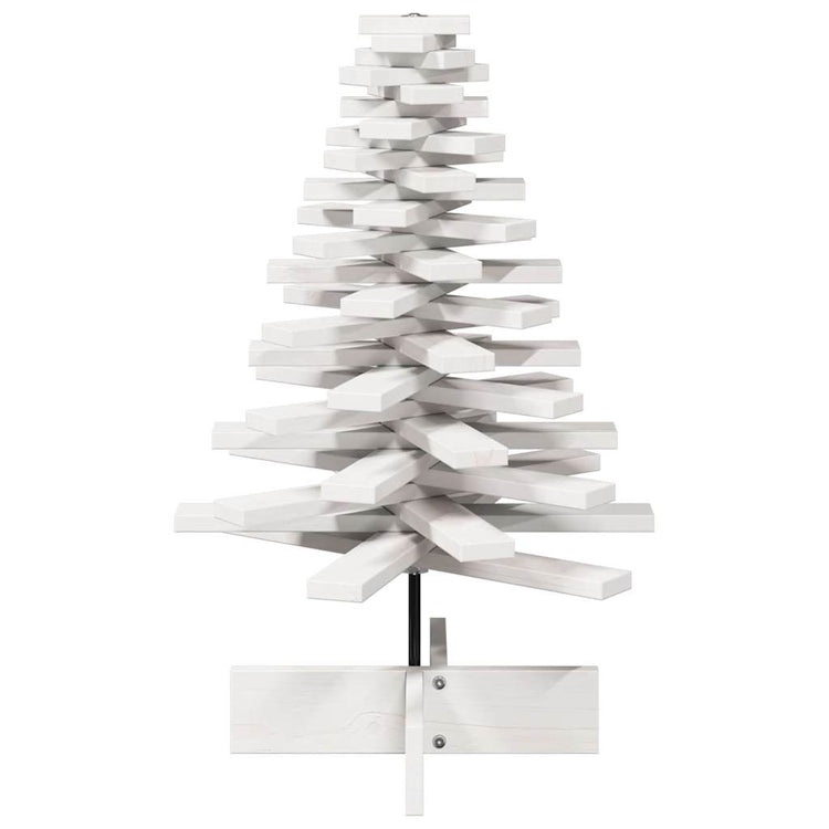 Vidaxl Christmas Decoration arbre de Noël 80 cm Pine solide blanc