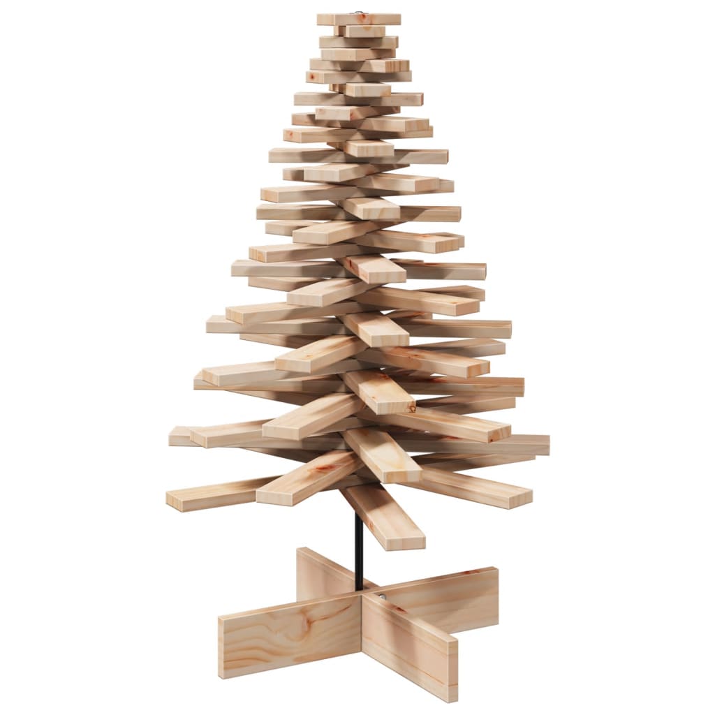Vidaxx décoration de Noël sapin de Noël 100 cm bois de pin massif
