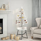Vidaxl Décoration de Noël arbre de Noël 100 cm Pine solide blanc