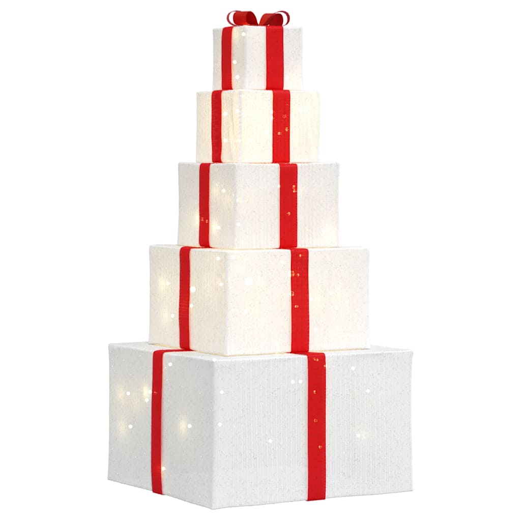 Vidaxl Christmas Decoration Box 250 LEDS WHITE CHAUD