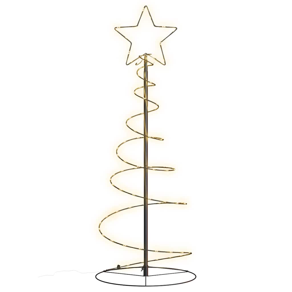 Vidaxl LED Arbre de Noël 80 LEDS blanc chaud 120 cm