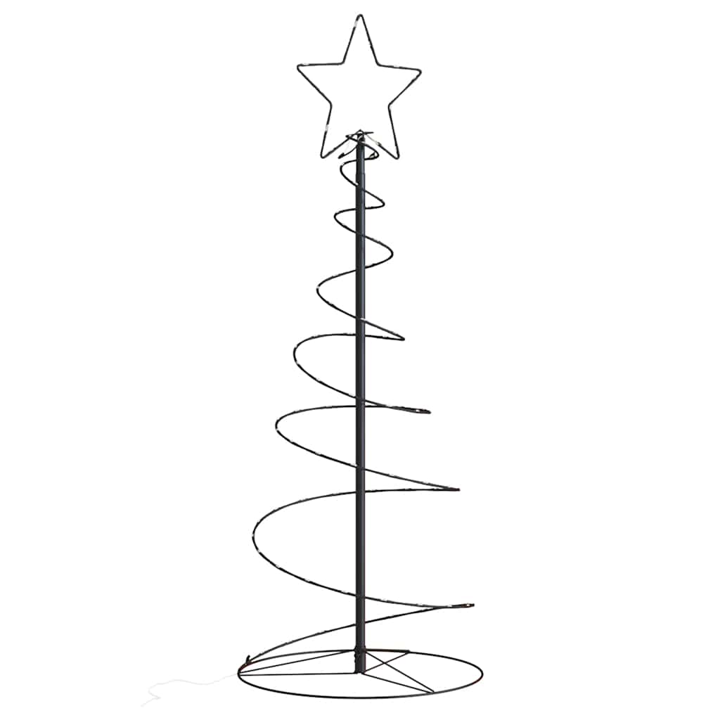 Vidaxl LED Arbre de Noël 80 LEDS blanc chaud 120 cm