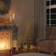 Vidaxl LED Arbre de Noël 80 LEDS blanc chaud 120 cm