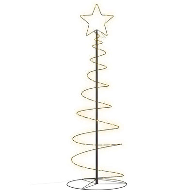Vidaxl LED Arbre de Noël 100 LEDS blanc chaud 150 cm