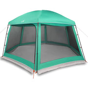 Vidaxx tente de piscine extérieur amovible parois grillagées 512x458 cm vert d'eau - afbeelding 2