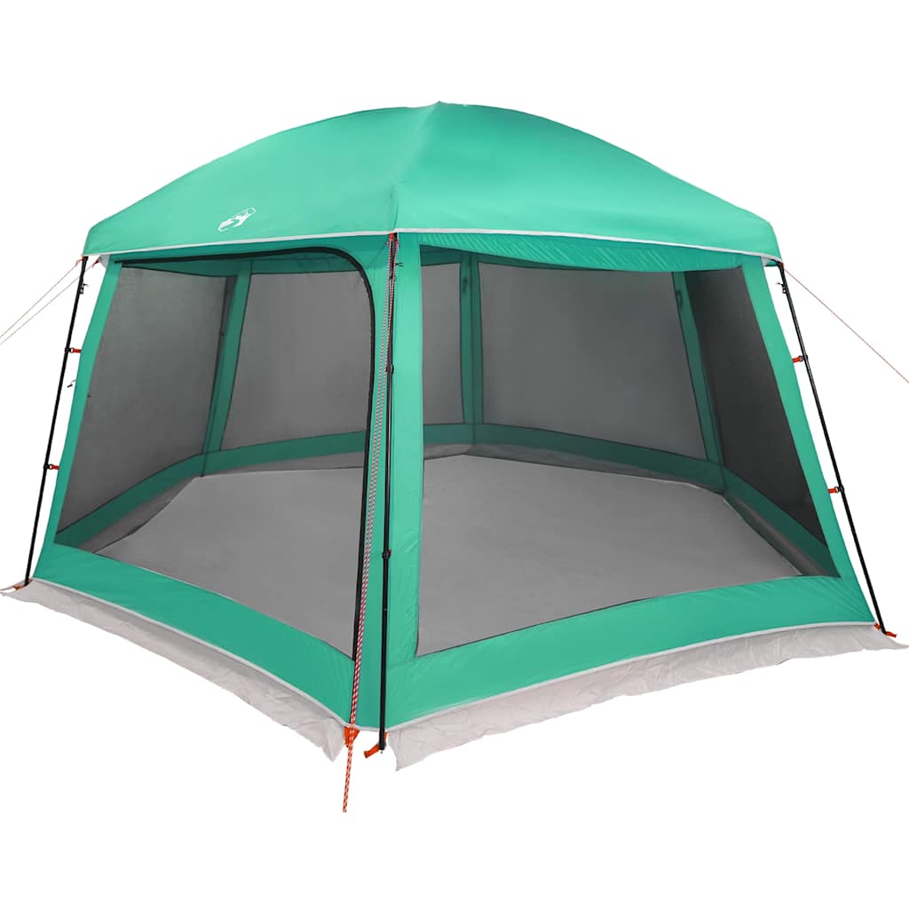 Vidaxx tente de piscine extérieur amovible parois grillagées 512x458 cm vert d'eau