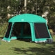 Vidaxx tente de piscine extérieur amovible parois grillagées 512x458 cm vert d'eau