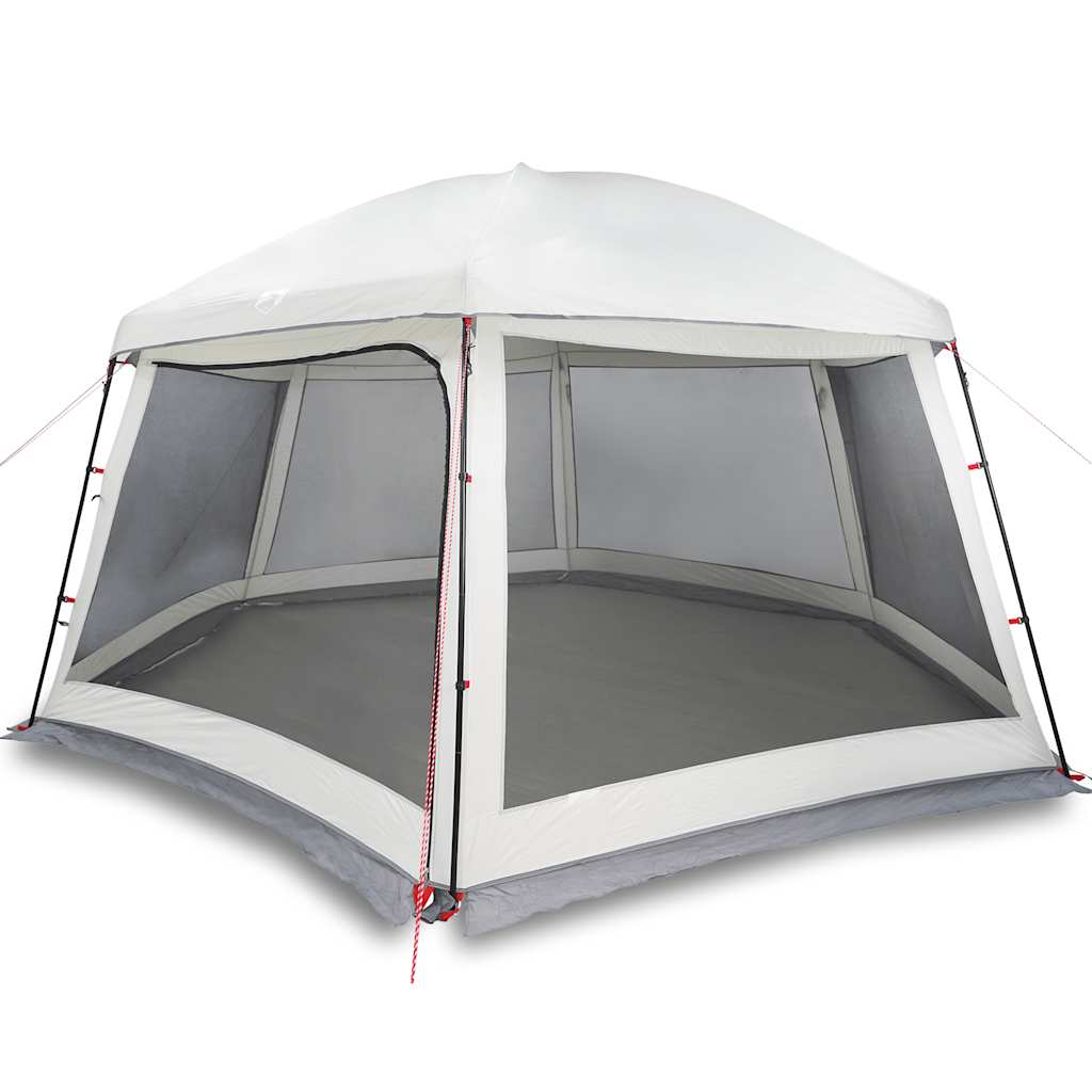 Tente de piscine Vidaxx avec parois grillagées extérieures amovibles 512x458 cm gris