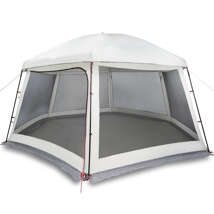 Tente de piscine Vidaxx avec parois grillagées extérieures amovibles 512x458 cm gris